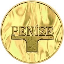 Ryzí přání PENÍZE - velká zlatá medal 1 Oz